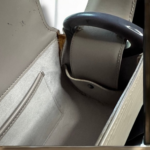 LOUIS VUITTON EPI LEATHER Nocturne PM Lilac Gray Baguette Shoulder Hand Bag RARE - Picture 13 of 16